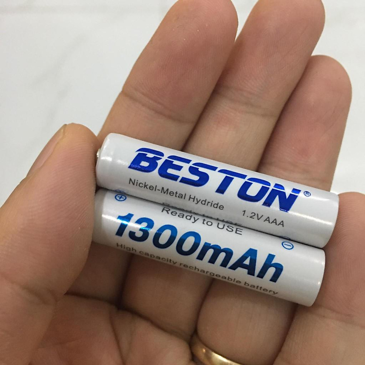 Pin sạc AA AAA BESTON dung lượng cao, sạc lại nhiều lần thay thế cho pin Con thỏ trong micro không dây, điều khiển