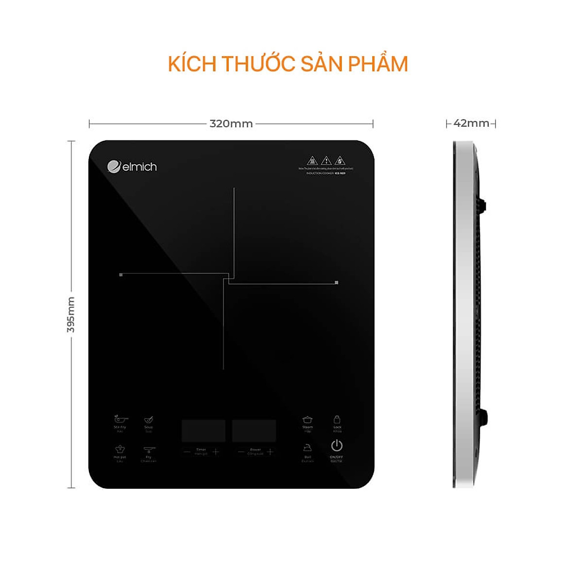 Bếp điện từ Elmich ICE-1831 - Hàng chính hãng