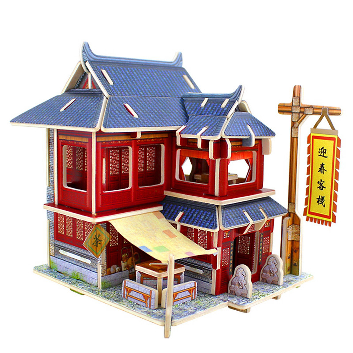 MÔ HÌNH LẮP GHÉP NHÀ 3D BẰNG GỖ Đồ chơi trẻ em #43 MÔ HÌNH LẮP GHÉP NHÀ 3D BẰNG GỖ Đồ chơi trẻ em
