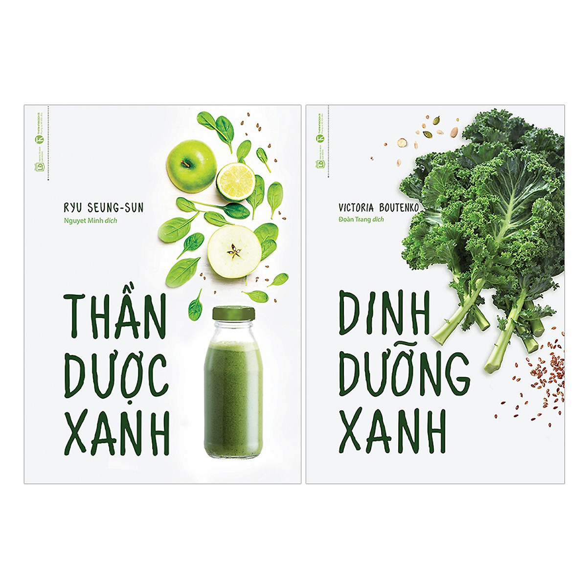 Combo 2 Cuốn Sách: Dinh Dưỡng Xanh - Thần Dược Xanh (2 Tập)