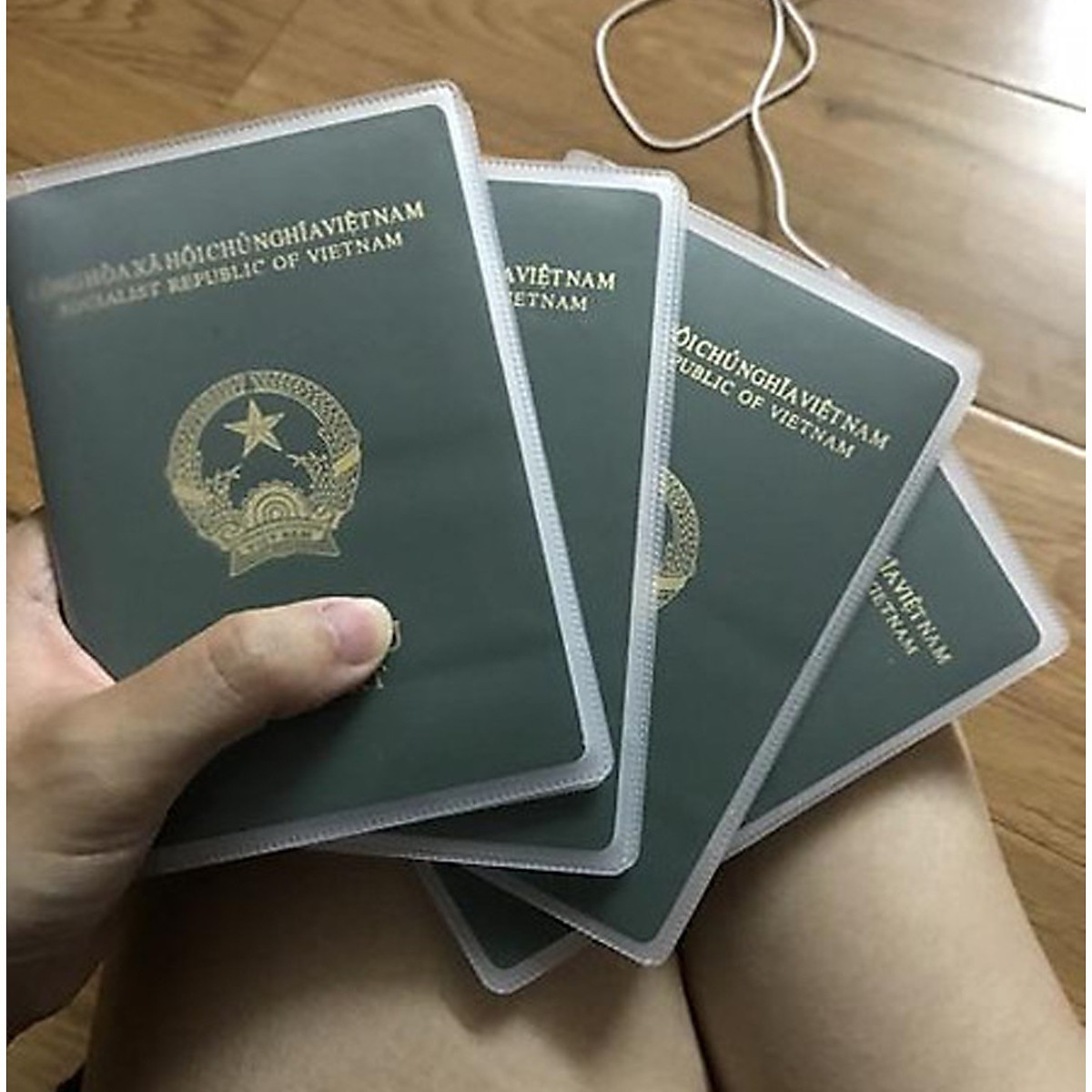 Combo 2 Bìa đựng hộ chiếu / Passport, Chống nước chống xước, giữ ...