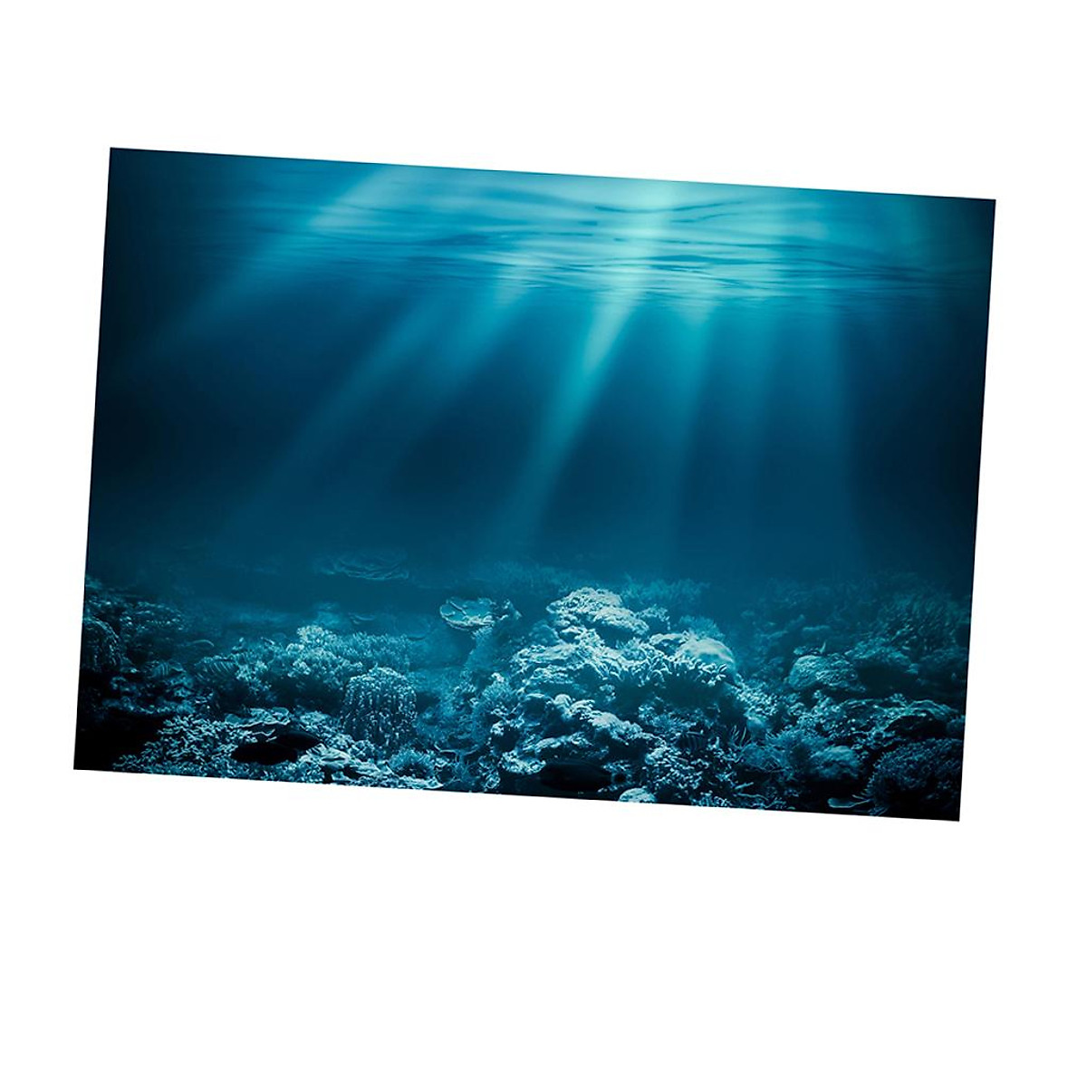 2x 3D HD Aquarium universal Landscape Poster Fish Tank Background ...