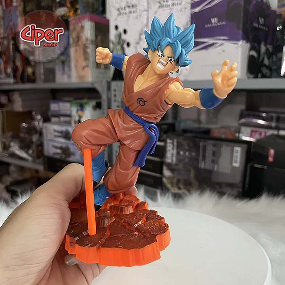 RẺ NHẤTHÌNH THẬT 100 Mô hình Super Saiyan Blue Songoku  Đồ chơi trẻ em