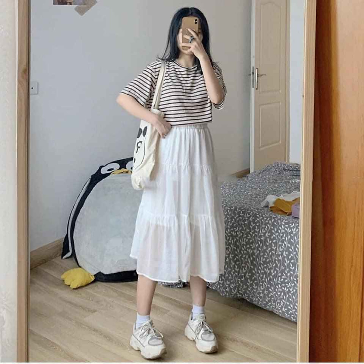 Chi tiết với hơn 79 chân váy xòe 2 lớp hay nhất  cdgdbentreeduvn