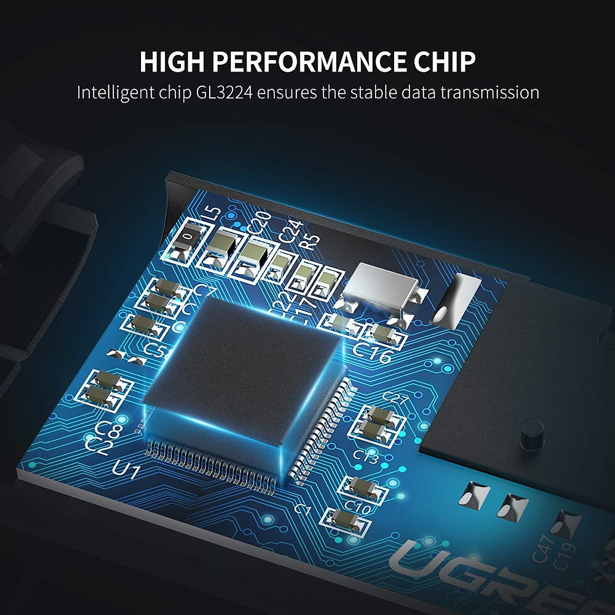 Đầu đọc thẻ SD/TF USB type-C Ugreen 50704 - Hàng chính hãng