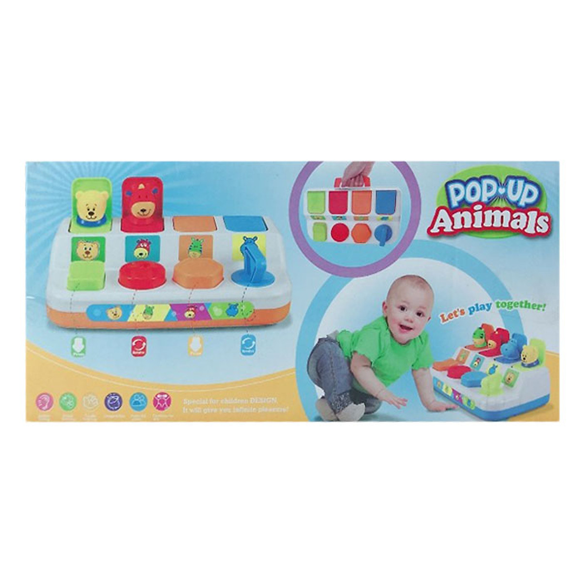 Mua Đồ Chơi Thông Minh Pop Up Animals KA889 Mua Đồ Chơi Thông Minh Pop Up Animals KA889