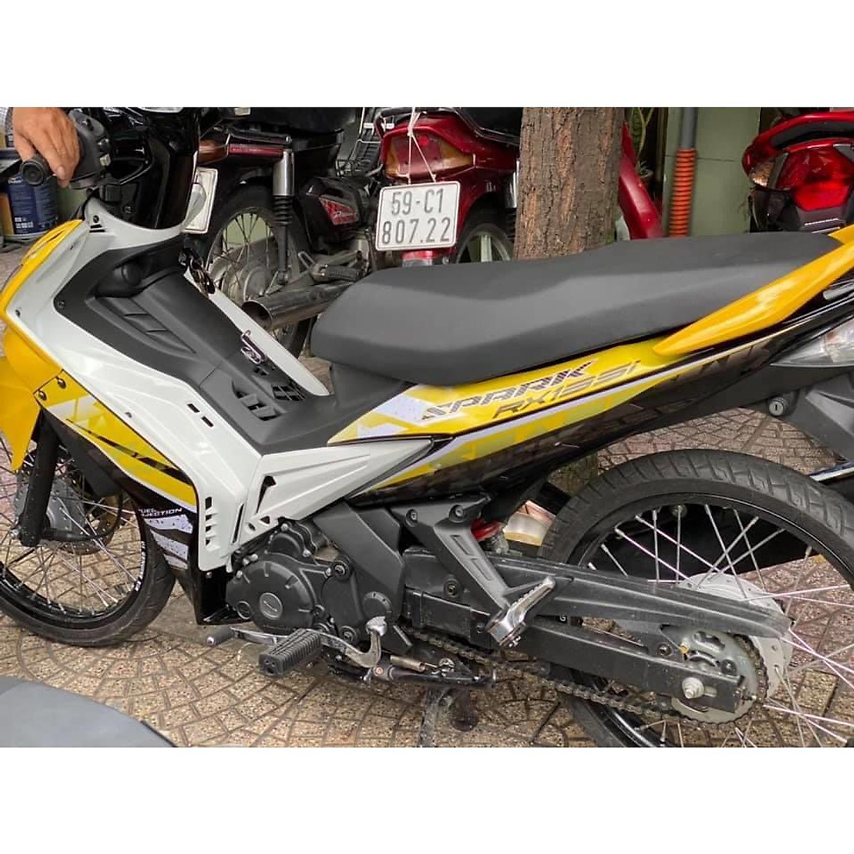 Tem rời EX Spark 135 20062010  Decal trang trí