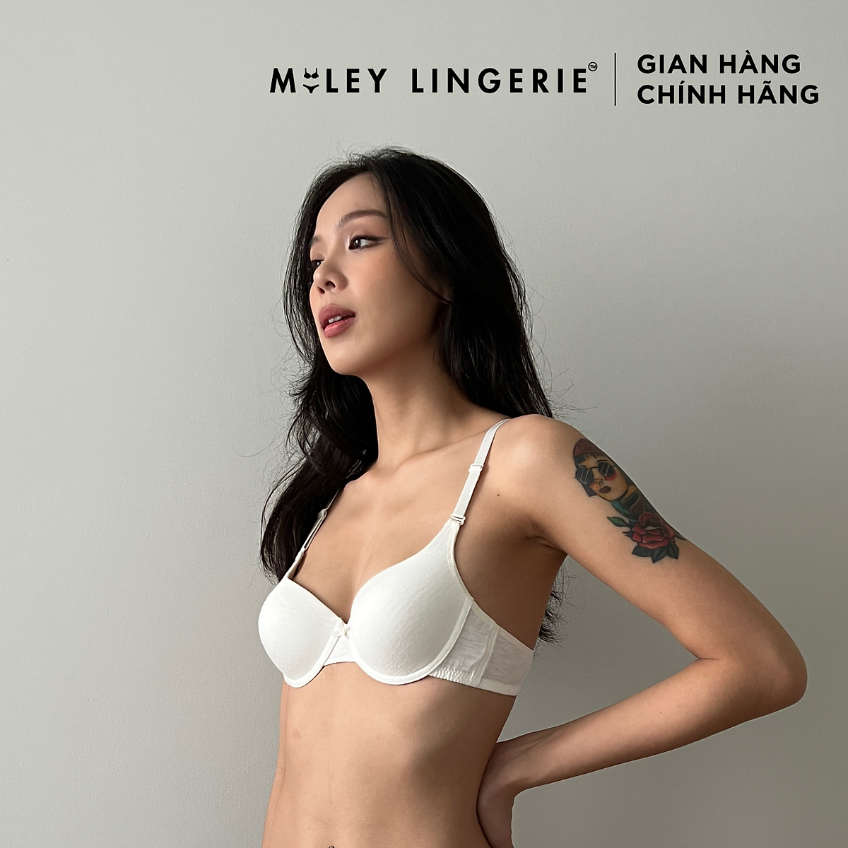 Áo Ngực Cotton Lụa Flexi Miley Lingerie BRC14012