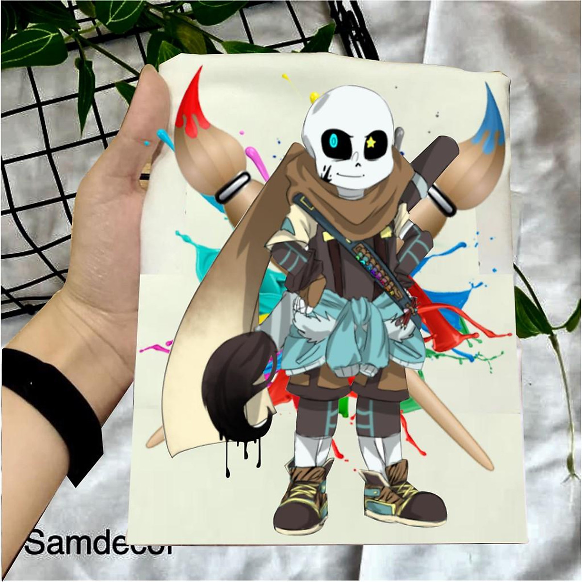 Bánh sinh nhật bé Sans ngầu Undertale dành tặng bé trai 7568  Bánh fondant