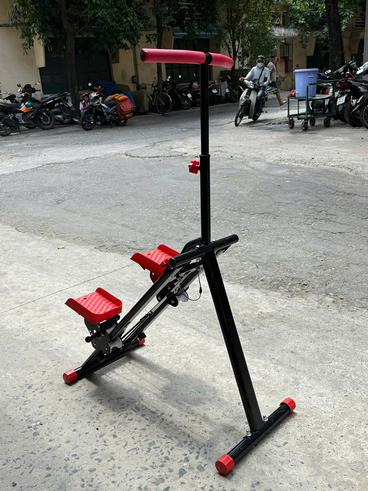 Máy Chạy Bộ,AIR WALKER Máy Đi Bộ Trên Không Cỡ Lớn, Máy leo núi bậc thang KM-2100 tại nhà