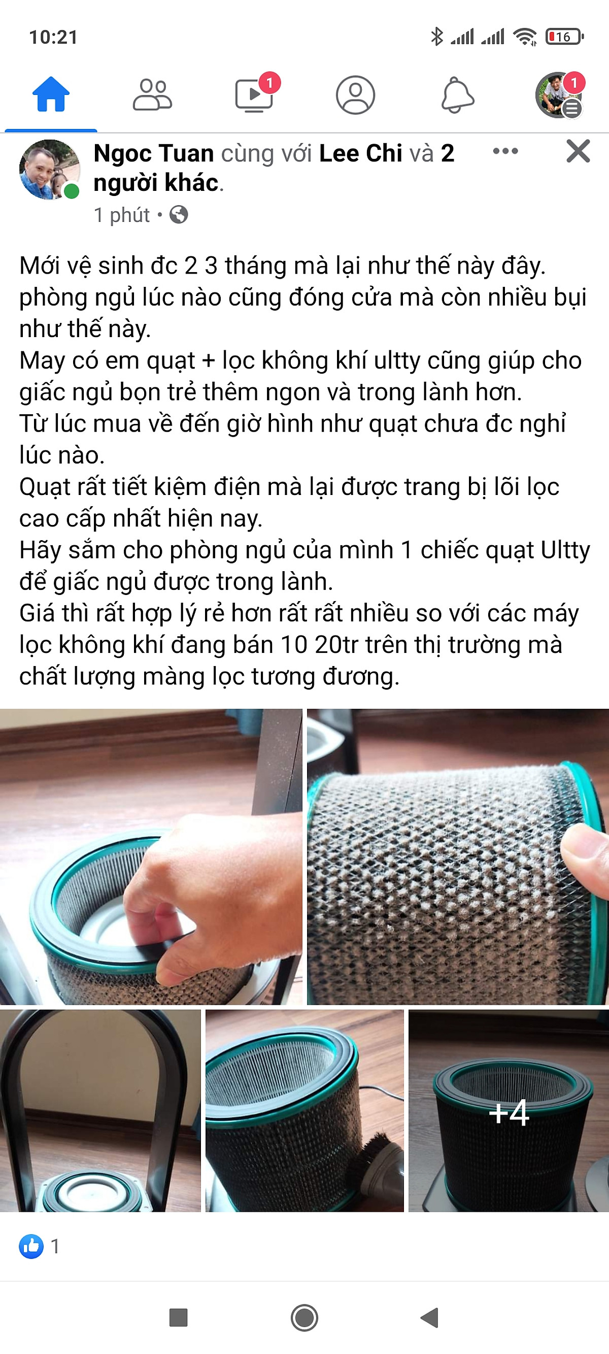 Combo Máy Lọc Không Khí Bù Ẩm ULTTY SKJ - CR022 Dạng Quạt, Khử Khuẩn Bằng Tia UV + Màng lọc HEPA H14 Nano Phân Tử Bạc - Hàng Chính Hãng