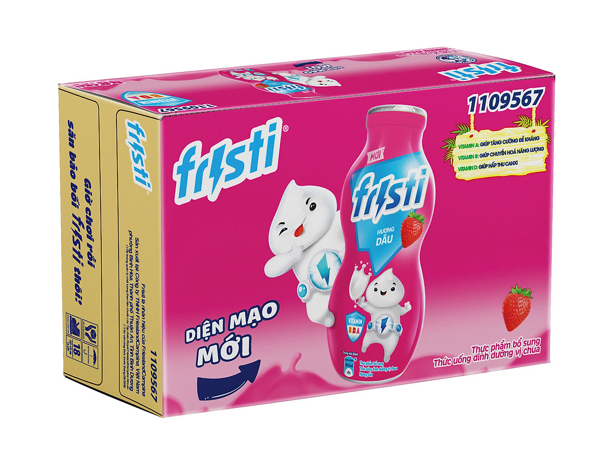 Thùng Fristi Hương Dâu 48x80ml