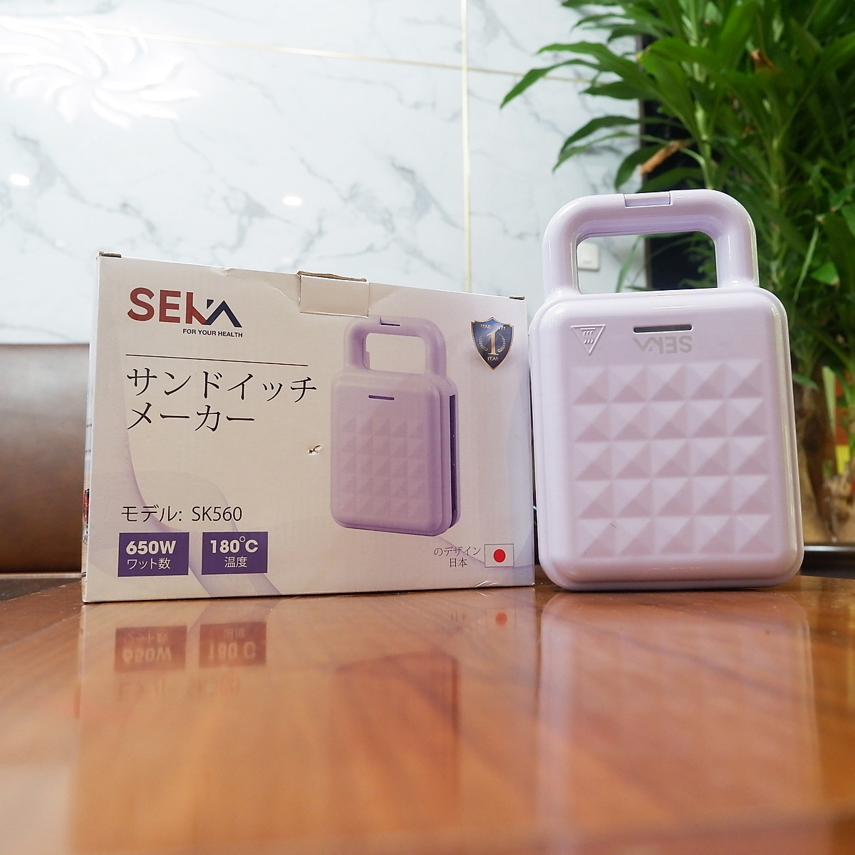 Máy Nướng Bánh Mì Sandwich SEKA SK560, Máy Kẹp Sandwich Đa Năng - Hàng Chính Hãng