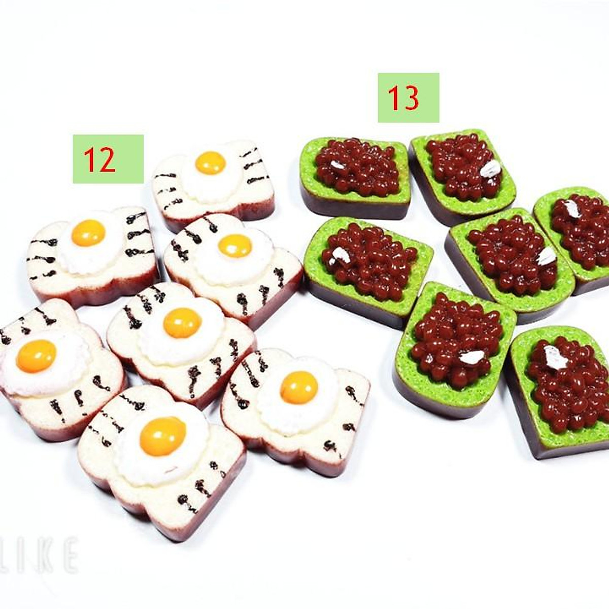 Nút gắn hkdesign/ phụ kiện trang trí mô hình SUSHI các loại - loại đá cứng