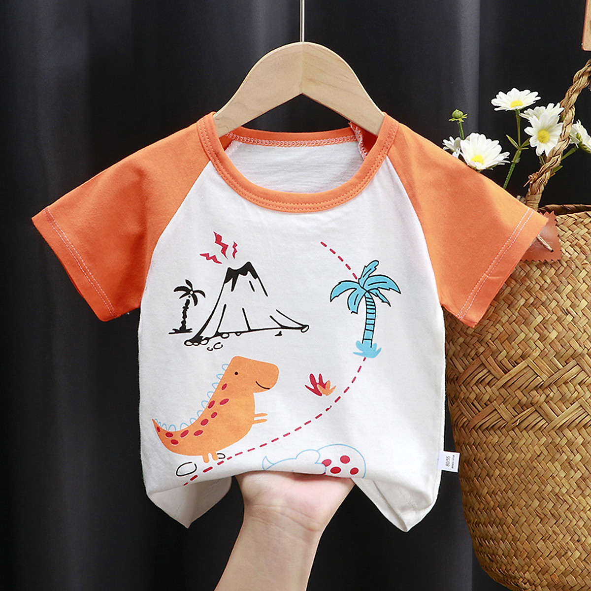 Mua Áo thun cotton ngắn tay Quảng Châu xịn in hình cute ngộ nghĩnh ...