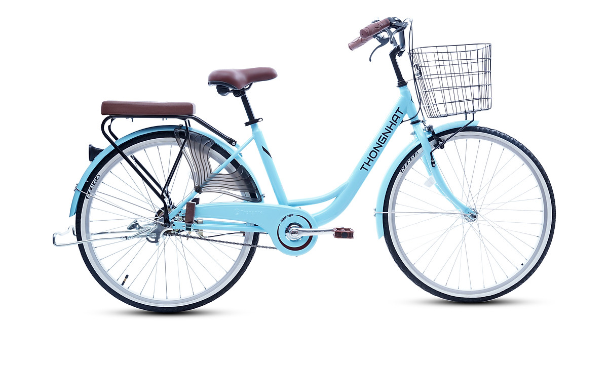 Xe đạp Thống Nhất LD26 phiên bản mới, Phù hợp với người cao từ 1m45 trở lên đi