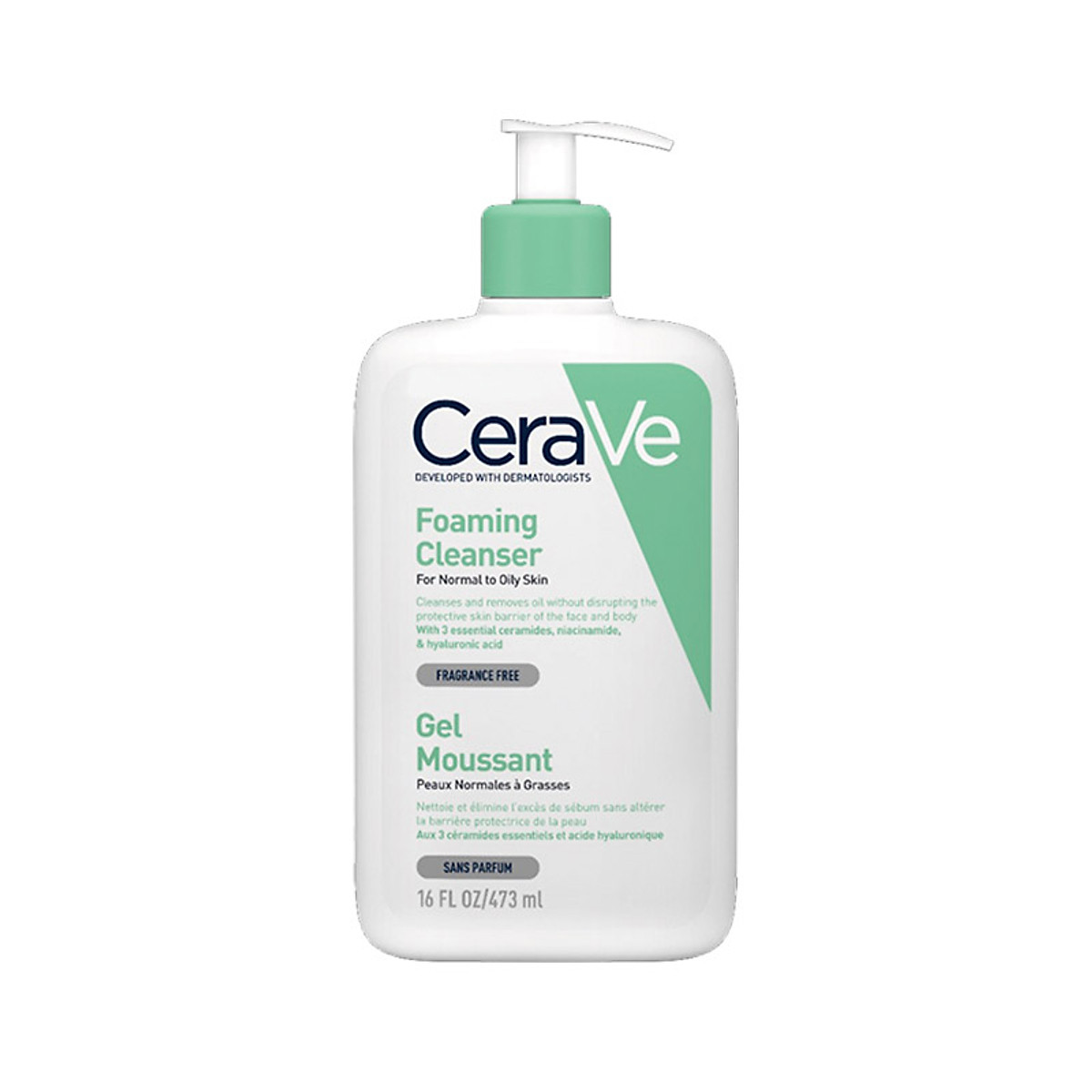 Sữa rửa mặt giúp làm sạch sâu dành cho da dầu CeraVe Foaming Cleanser