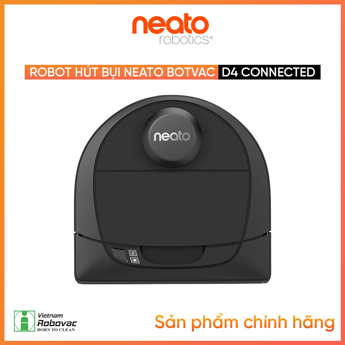 Robot hút bụi Neato D4 Connected - Hàng chính hãng