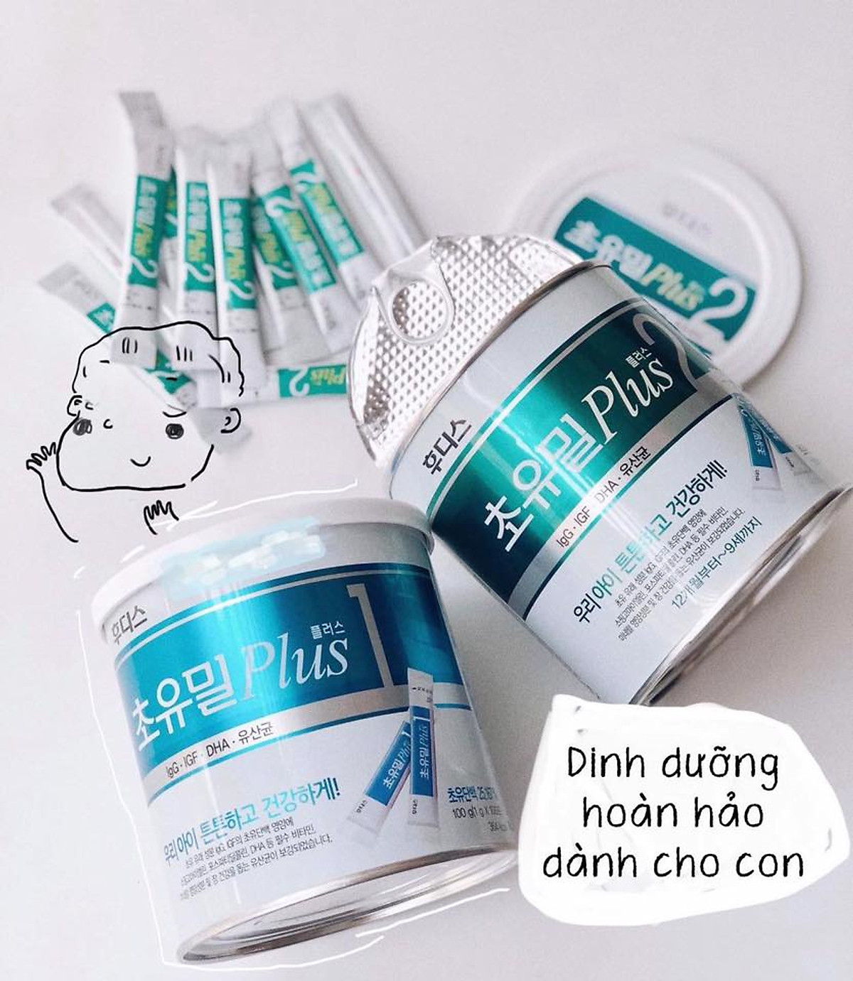 Sữa non cho trẻ sơ sinh từ 0 -12 tháng Ildong Plus 1 Hàn giúp trẻ phát triển trí não, xương, răng, tăng sức đề kháng, tiêu hóa tốt - QuaTangMe Extaste