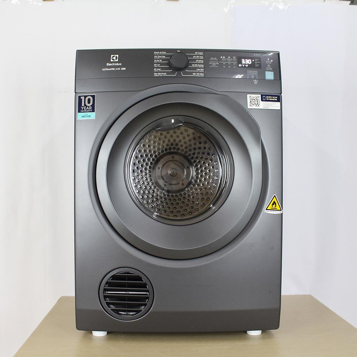 Máy sấy quần áo Electrolux EDV854N3SB ( 8.5kg) - Hàng Chính hãng bảo hành 24 tháng