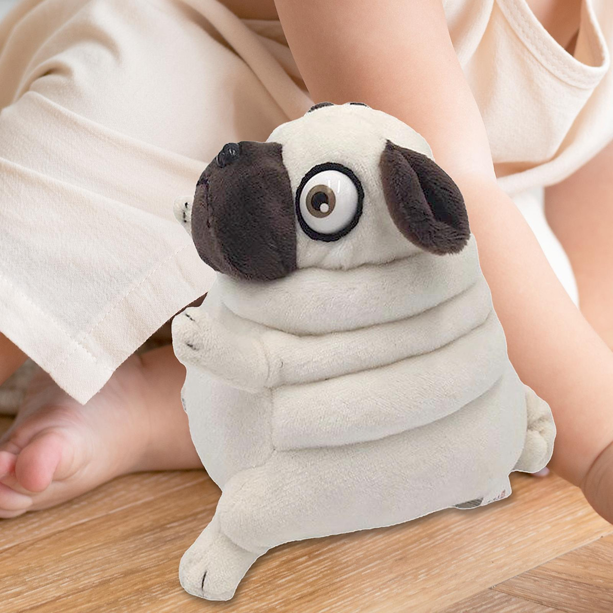 Funny Animated Plush Animal Toy Pug Realistic Stuffed Animal for Gifts Car Sofa Baby Shower Funny Animated Plush Animal Toy Pug Realistic Stuffed Animal for Gifts Car Sofa Baby Shower