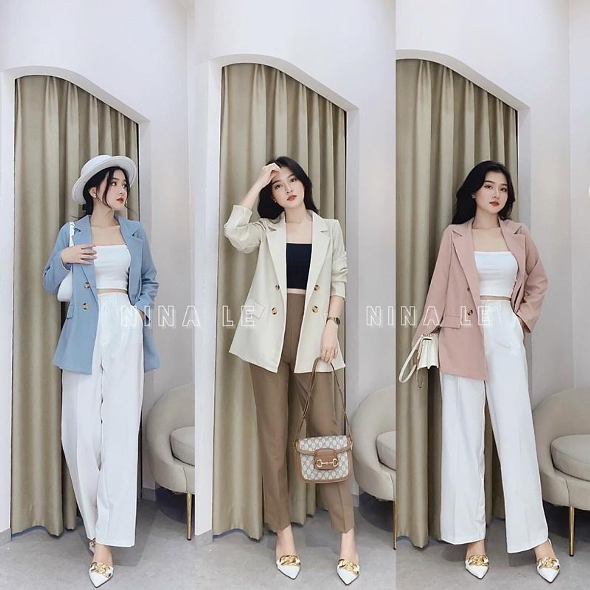Tuyệt chiêu chọn áo mặc bên trong áo vest nữ cực tinh tế