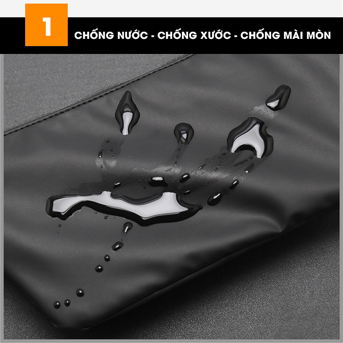 Túi đeo hông, đeo bụng, đeo chéo thời trang, chống nước chính hãng GoodFit GF110RB