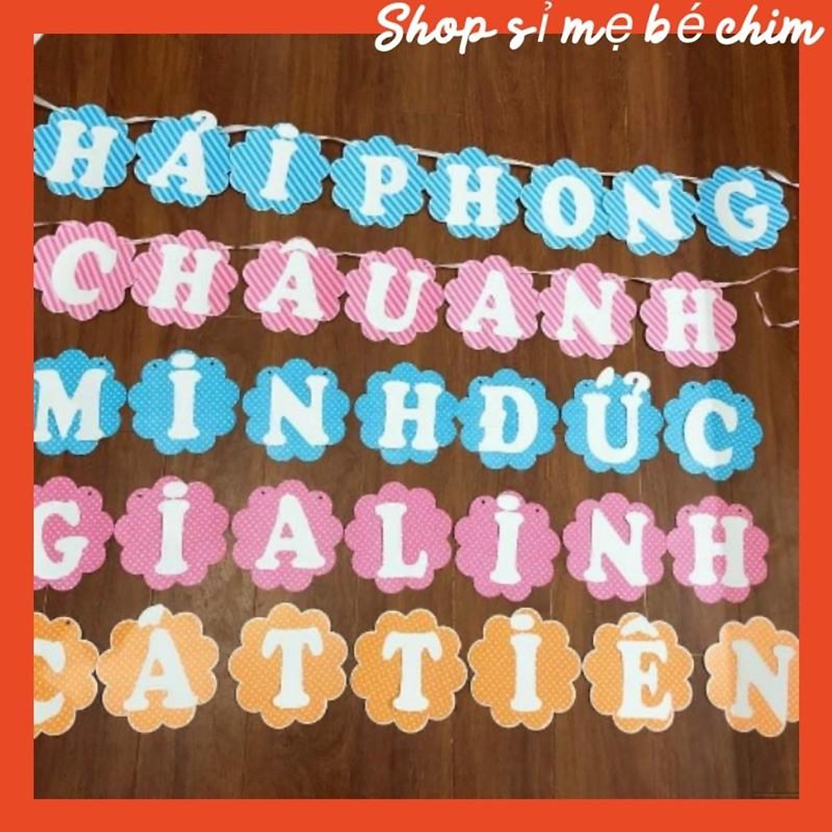 Bong bóng chữ cái  Phụ kiện trang trí sinh nhật Hazato Party