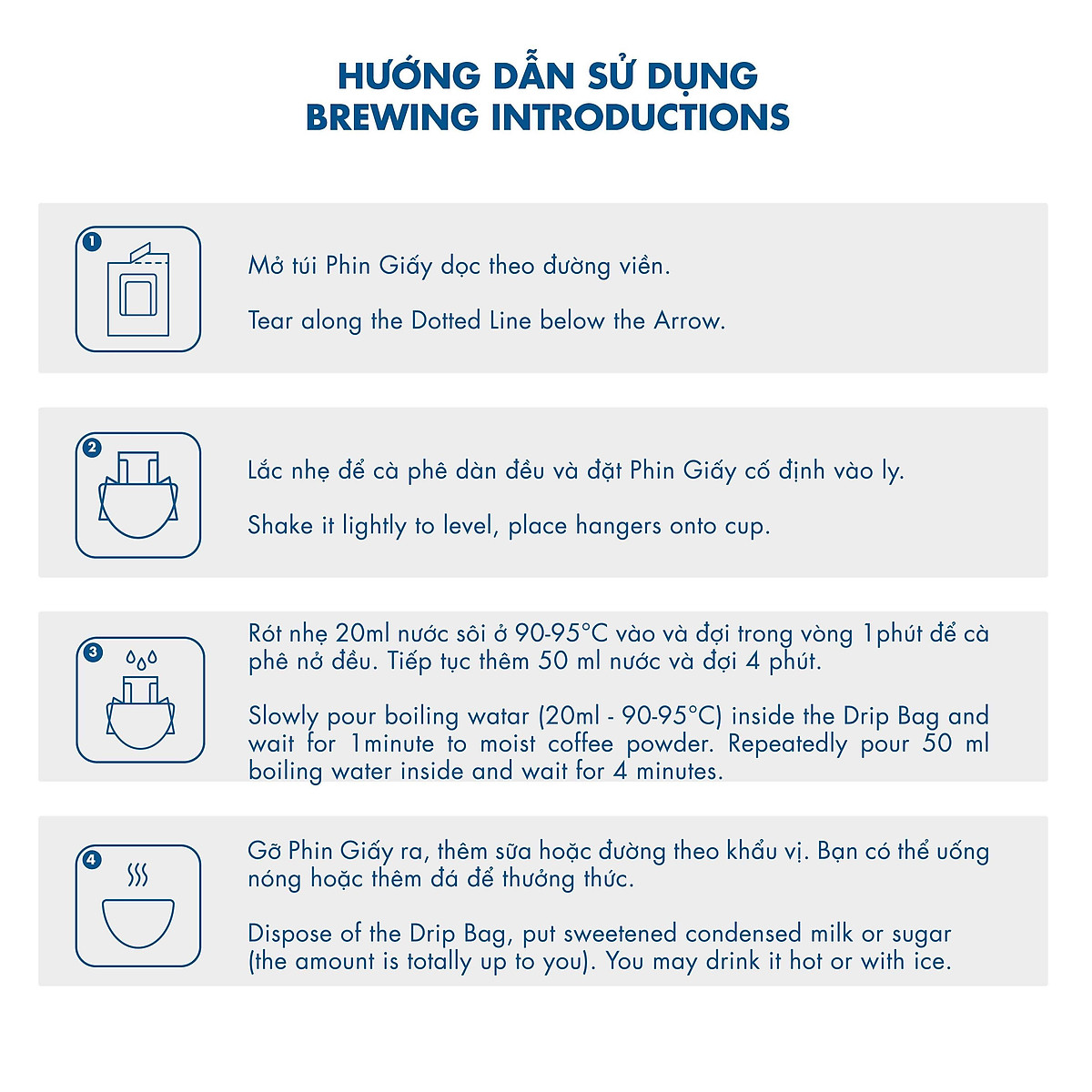 Cà phê phin giấy Arabica Cầu Đất DalatFarm - Hộp 10 túi x 10 g