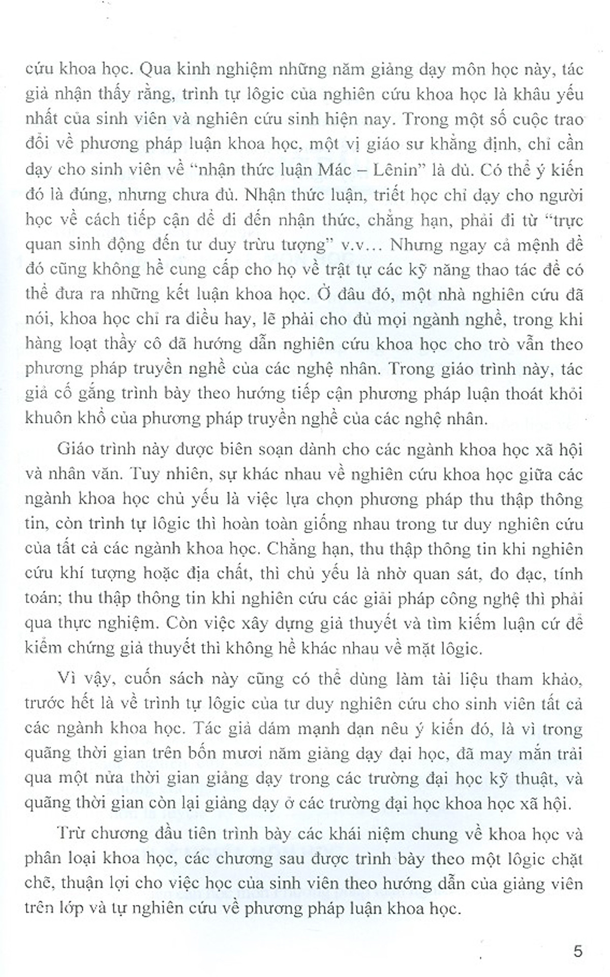 Giáo Trình Phương Pháp Luận Nghiên Cứu Khoa Học (Tái bản)