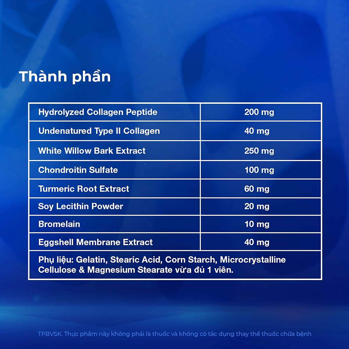 Combo 2 hộp JEX giảm đau, bảo vệ xương khớp 60 viên tặng 1 hộp 15 viên