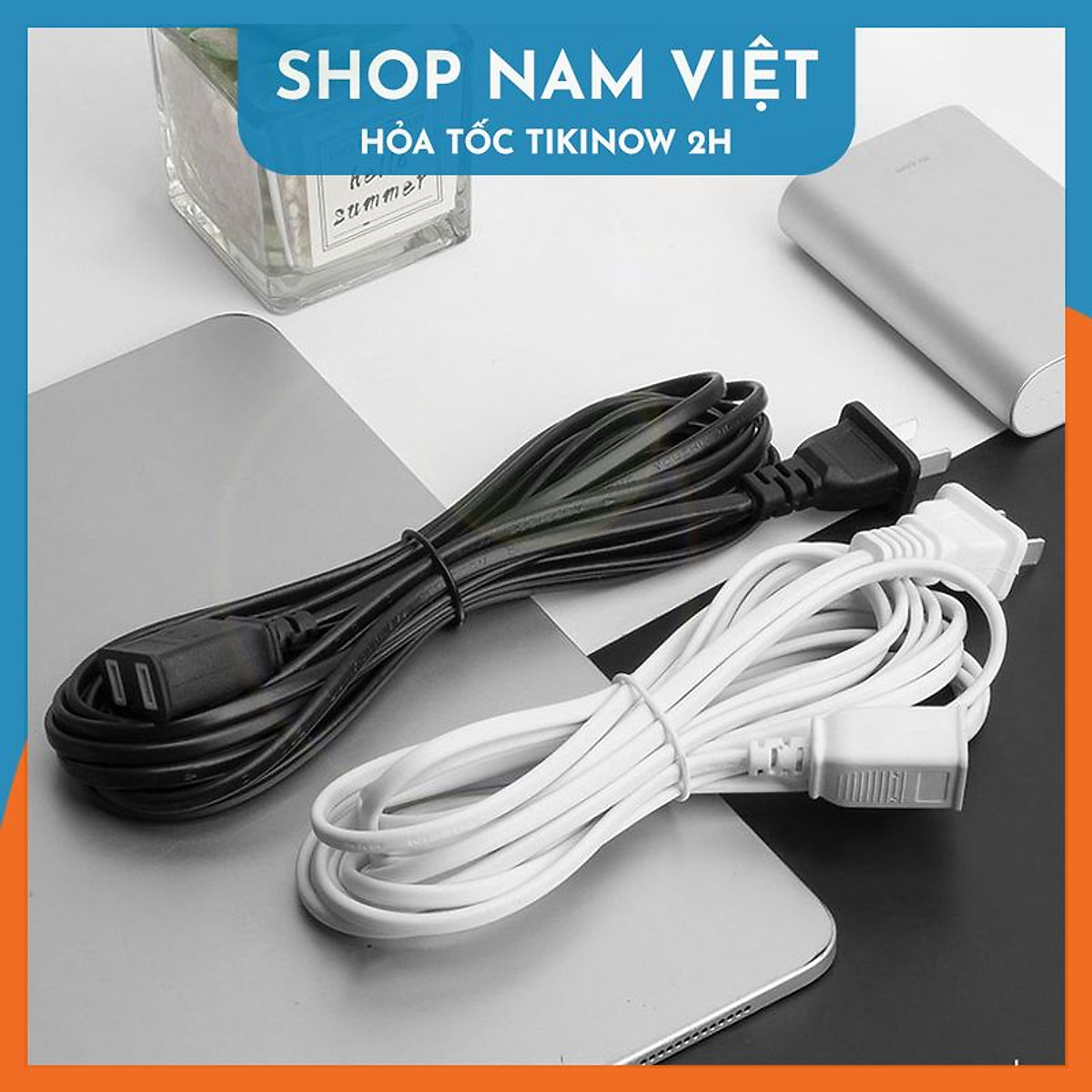 Dây Cắm Điện Nối Dài Để Cắm Đèn, Quạt, Cục Sạc