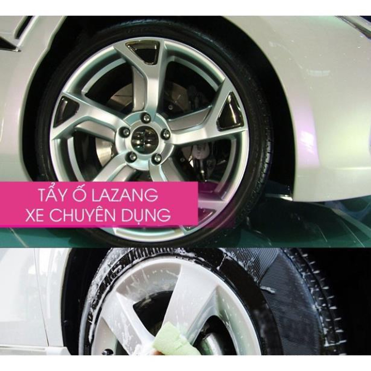 Bình Xịt Tẩy Sáng Lazang Flamingo F014 - Chai xịt tẩy ố làm mới la zăng xe ô tô Bảo Hành Uy Tín Lỗi 1 Đổi 1