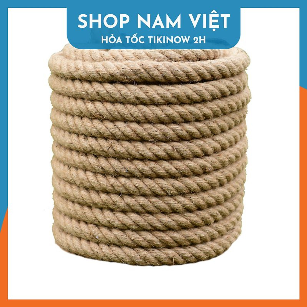 Dây Thừng Trang Trí Nhà Cửa Sợi Gai Tự Nhiên (Bán Theo Mét)