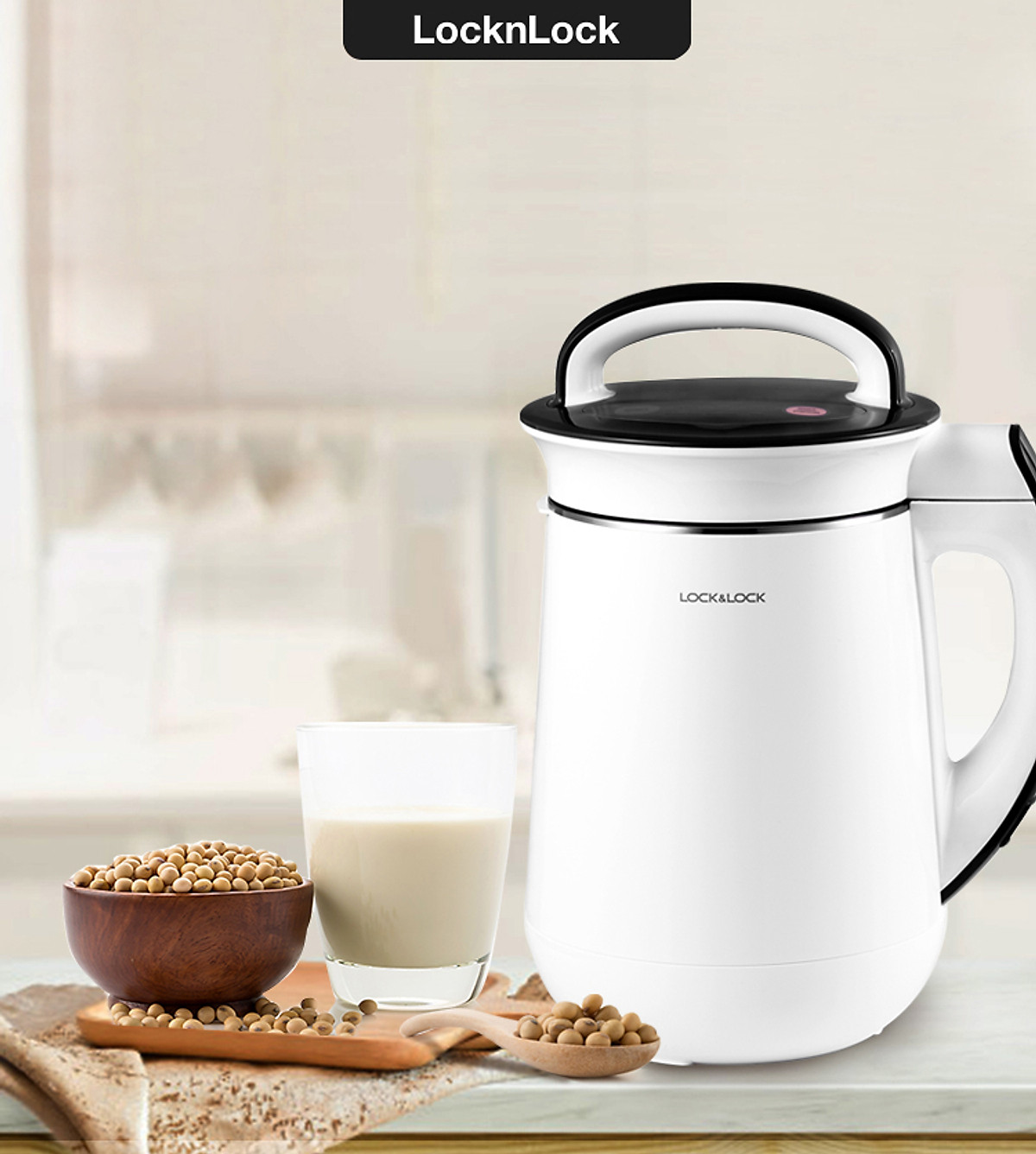 Máy Làm Sữa Đậu Nành Lock&Lock EJS226 (1.3 Lít) - Hàng Chính Hãng