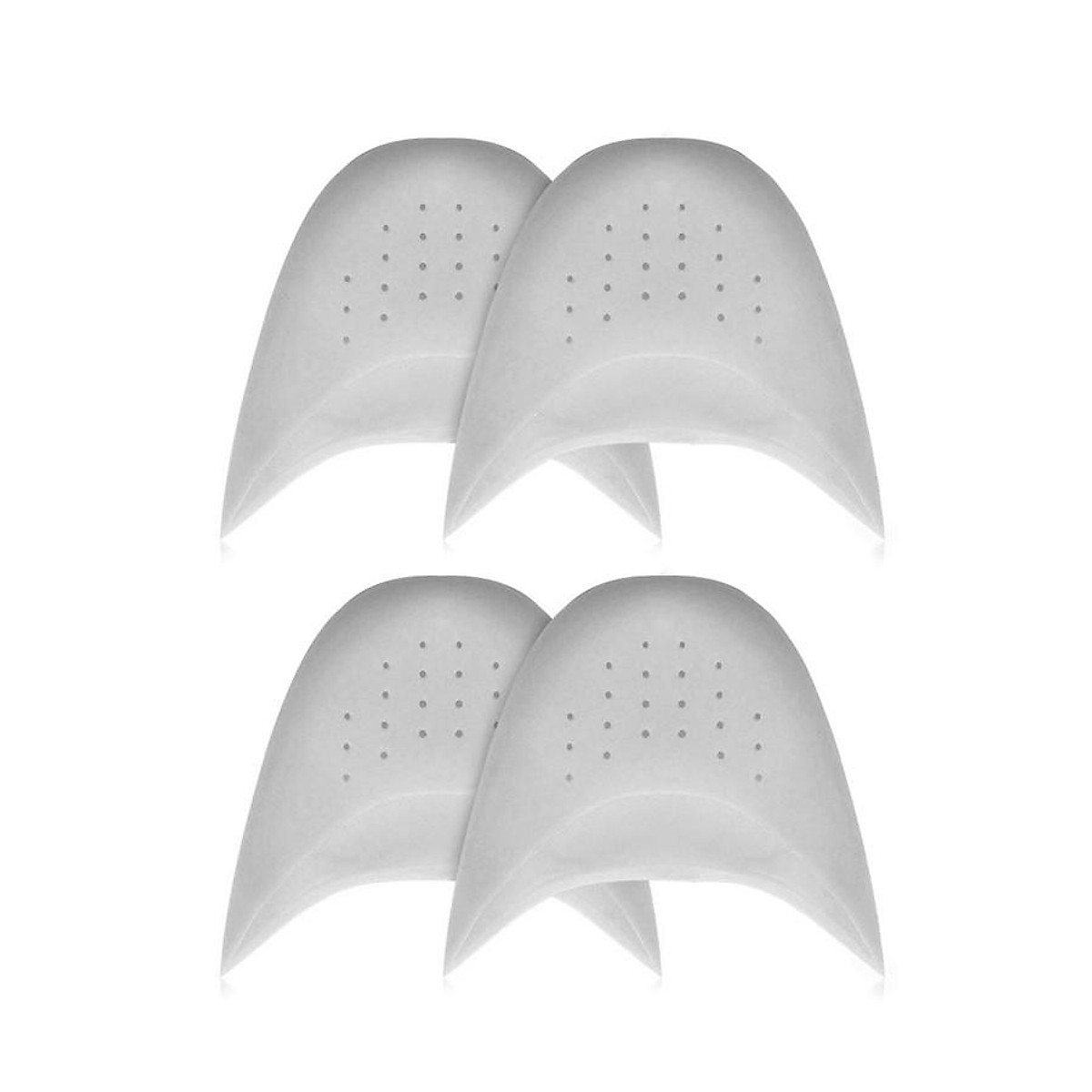 COMBO 2 BỘ MIẾNG ĐỆM MŨI GIÀY ÊM CHÂN SILICON (MÀU TRẮNG)