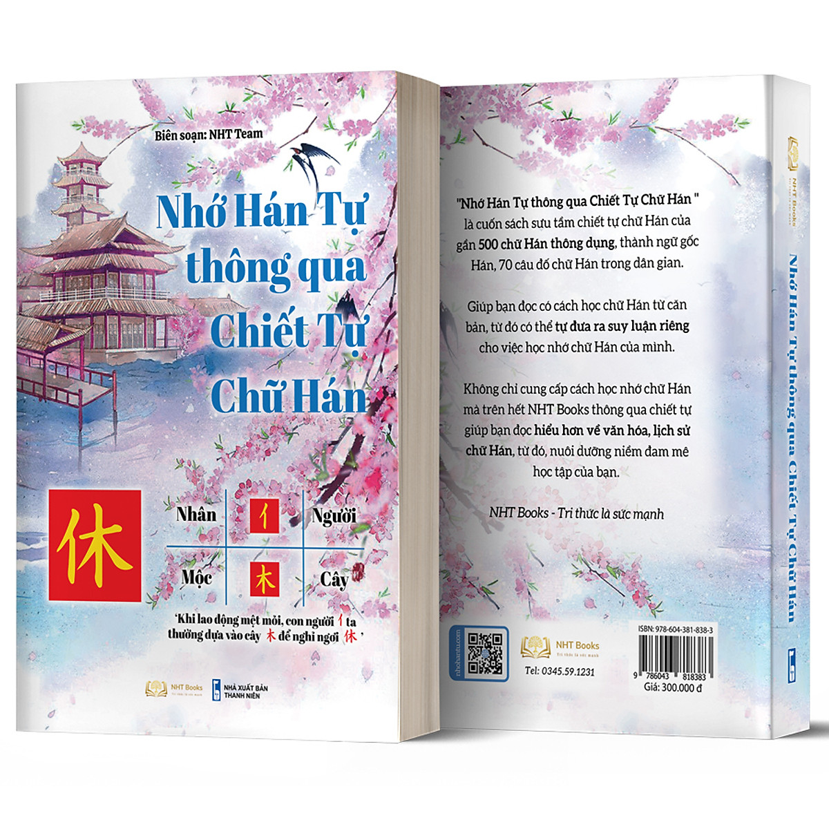 Sách - Nhớ Hán Tự Thông Qua Chiết Tự Chữ Hán - Mẹo Nhớ Chữ Hán Thông Qua Chiết Tự - Xuấn Bản Mới 2022- In Màu