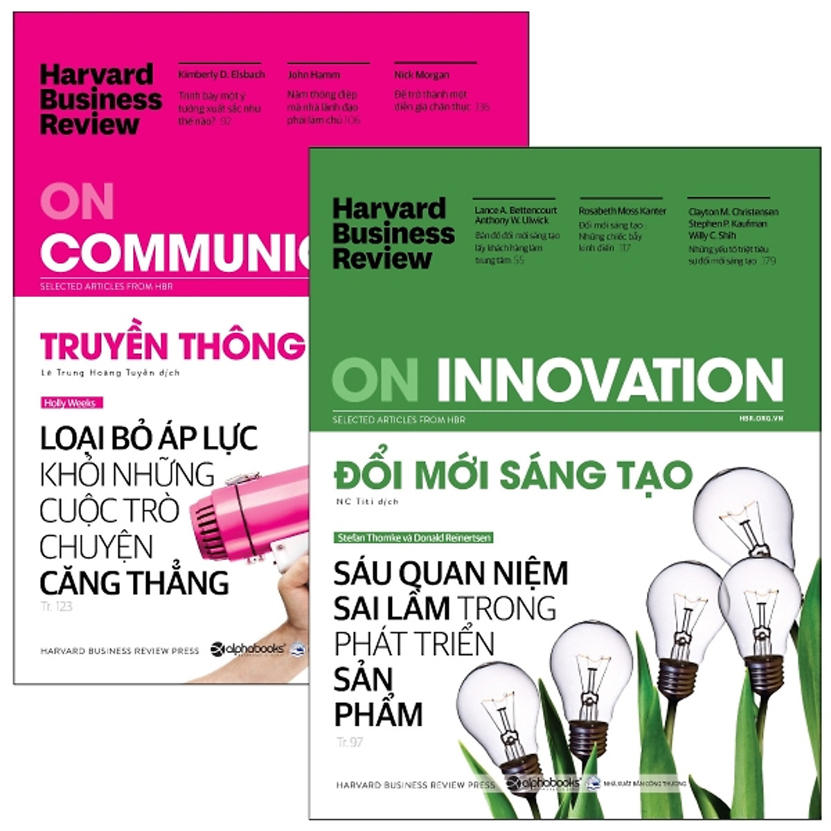 Combo Hbr - On Innovation + On Communication (Bộ 2 Cuốn)