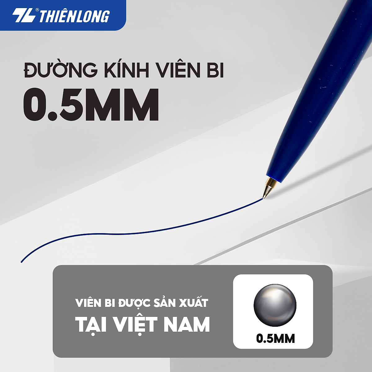 Combo 5 Cây Bút Bi Thiên Long TL-031