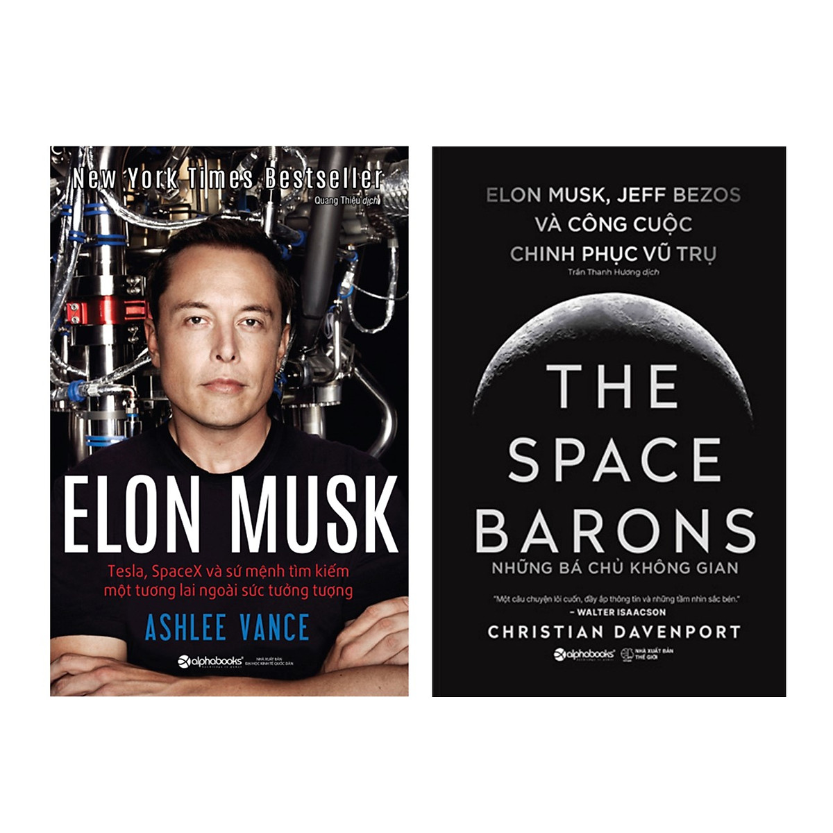 Combo Sách: Elon Musk- Tesla, SpaceX Và Sứ Mệnh Tìm Kiếm Một Tương Lai Ngoài Sức Tưởng Tượng + Những Bá Chủ Không Gian- The Space Barons