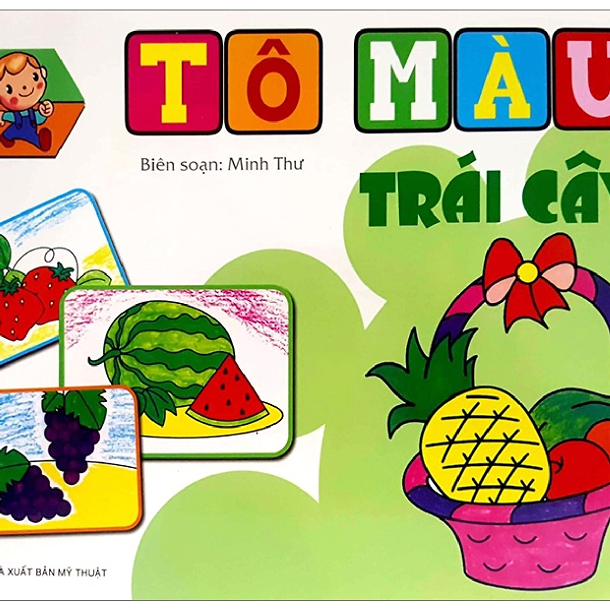 Link tải 50 tranh tô màu hoa quả trái cây cho bé