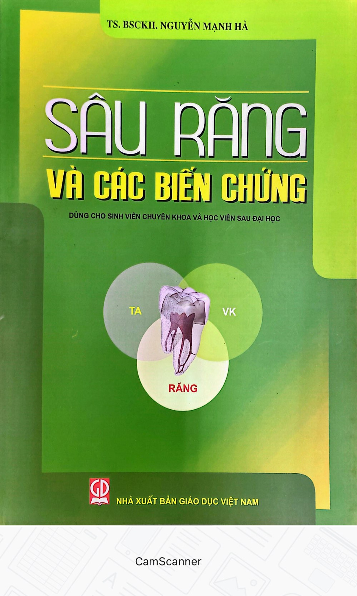 Sâu răng và các biến chứng (Giáo trình giảng dạy cho sinh viên chuyên khoa và sau đại học)