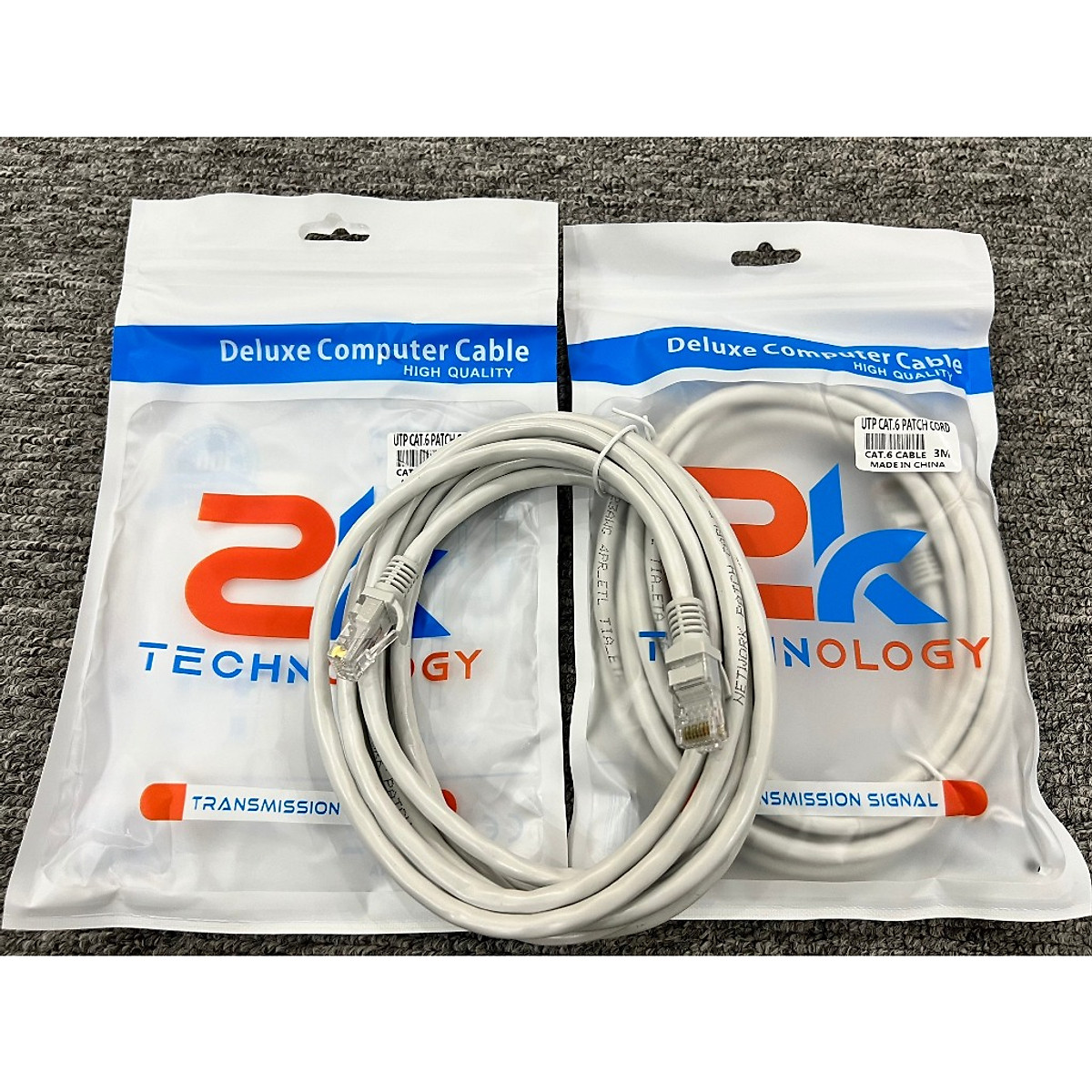 Dây cáp mạng LAN bấm sẵn 2 đầu Cat6 UTP Dây Mạng Bấm Sẵn Đúc Sẵn Chuẩn 2 Đầu Hỗ Trợ Tốc Độ (màu ngẫu nhiên) Nẹp Dây Điện - Hàng chính hãng
