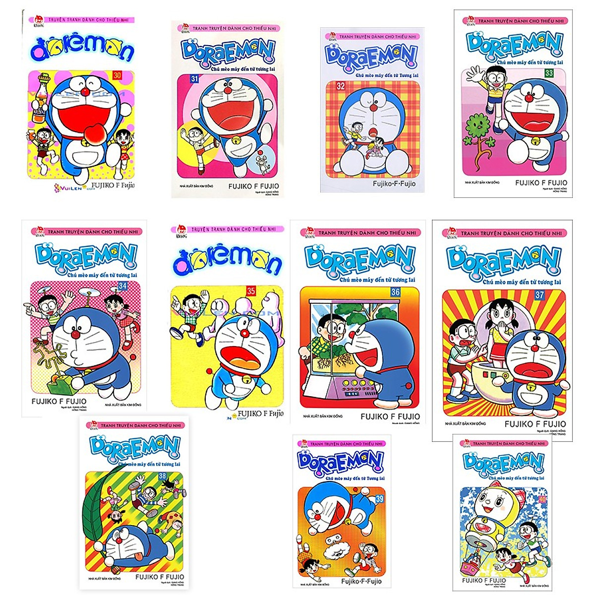 Sách - Doraemon Truyện Ngắn - Combo 10 tập từ tập 31 đến tập 40