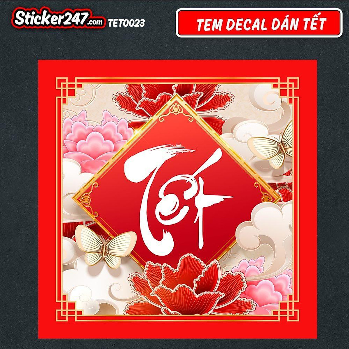 Giảm giá Hình dán em bé chúc tết size 60cm  BeeCost