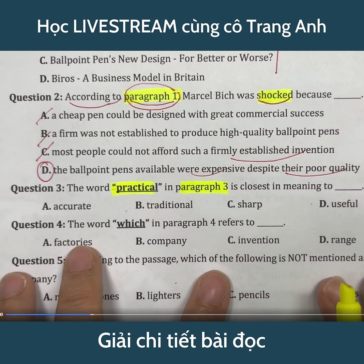 500 bài luyện Đọc Hiểu – Đọc Điền Tiếng Anh