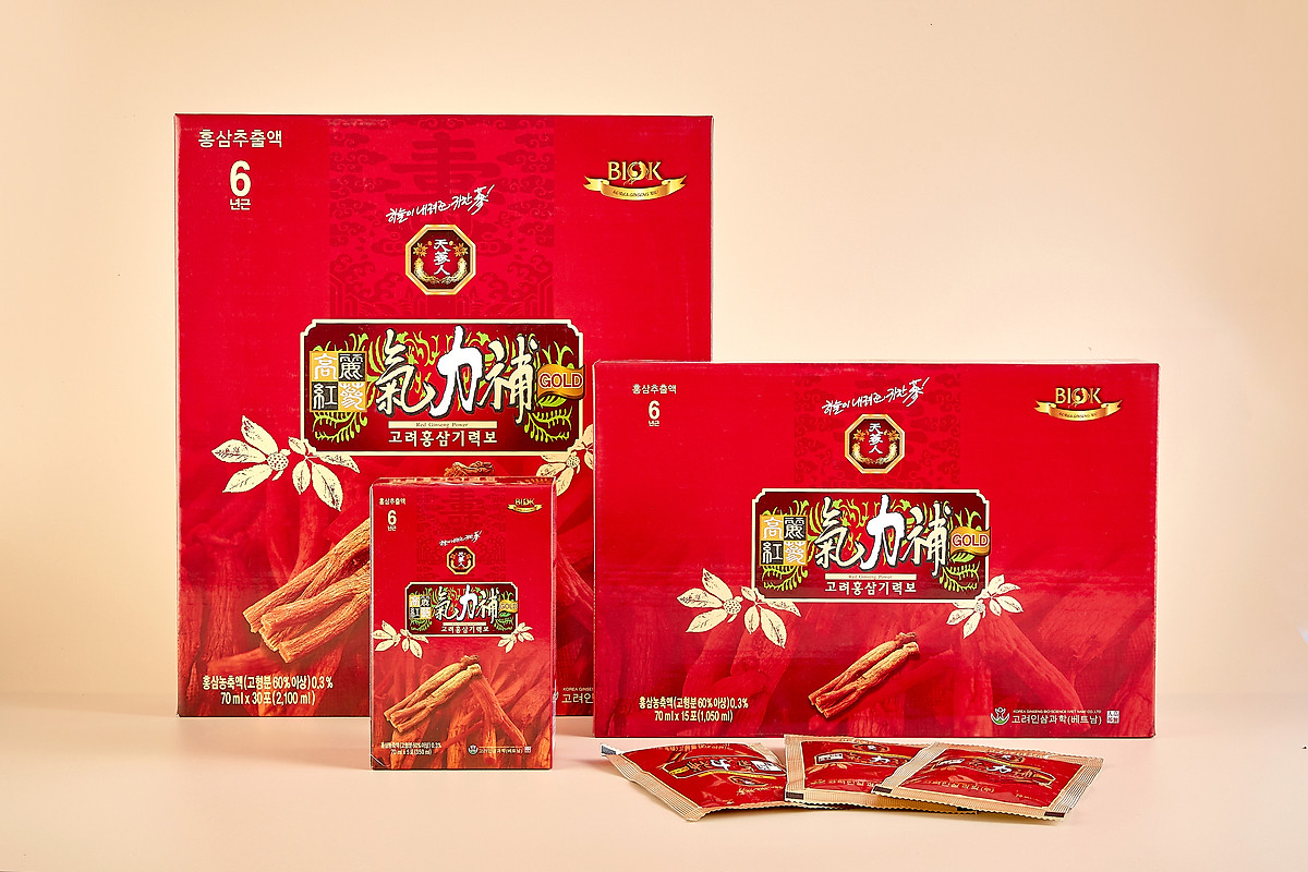 Mua Nước uống Hồng Sâm Red Ginseng Power 6 năm tuổi - Hộp to 30 gói * 70ml  tại Hồng Sâm BIOK