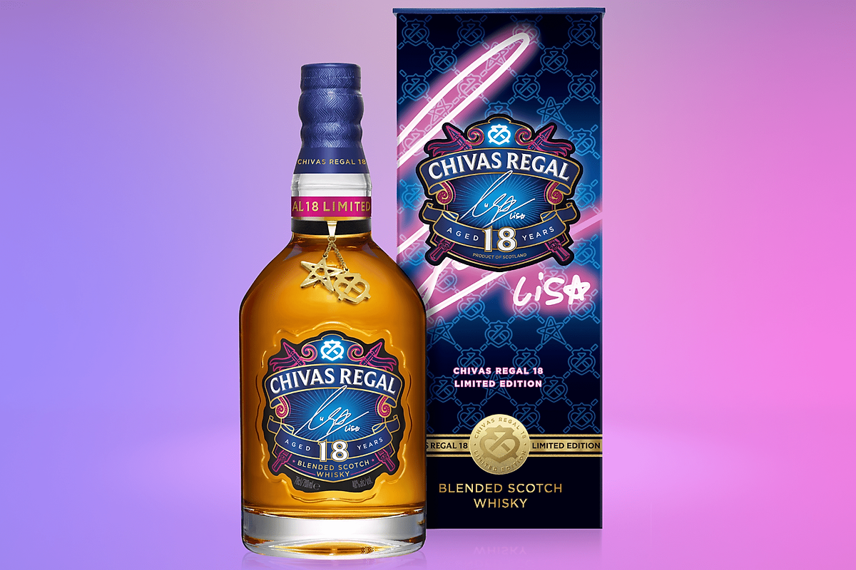 Rượu Chivas Regal 18 x Lisa 40% 700ml - Có hộp
