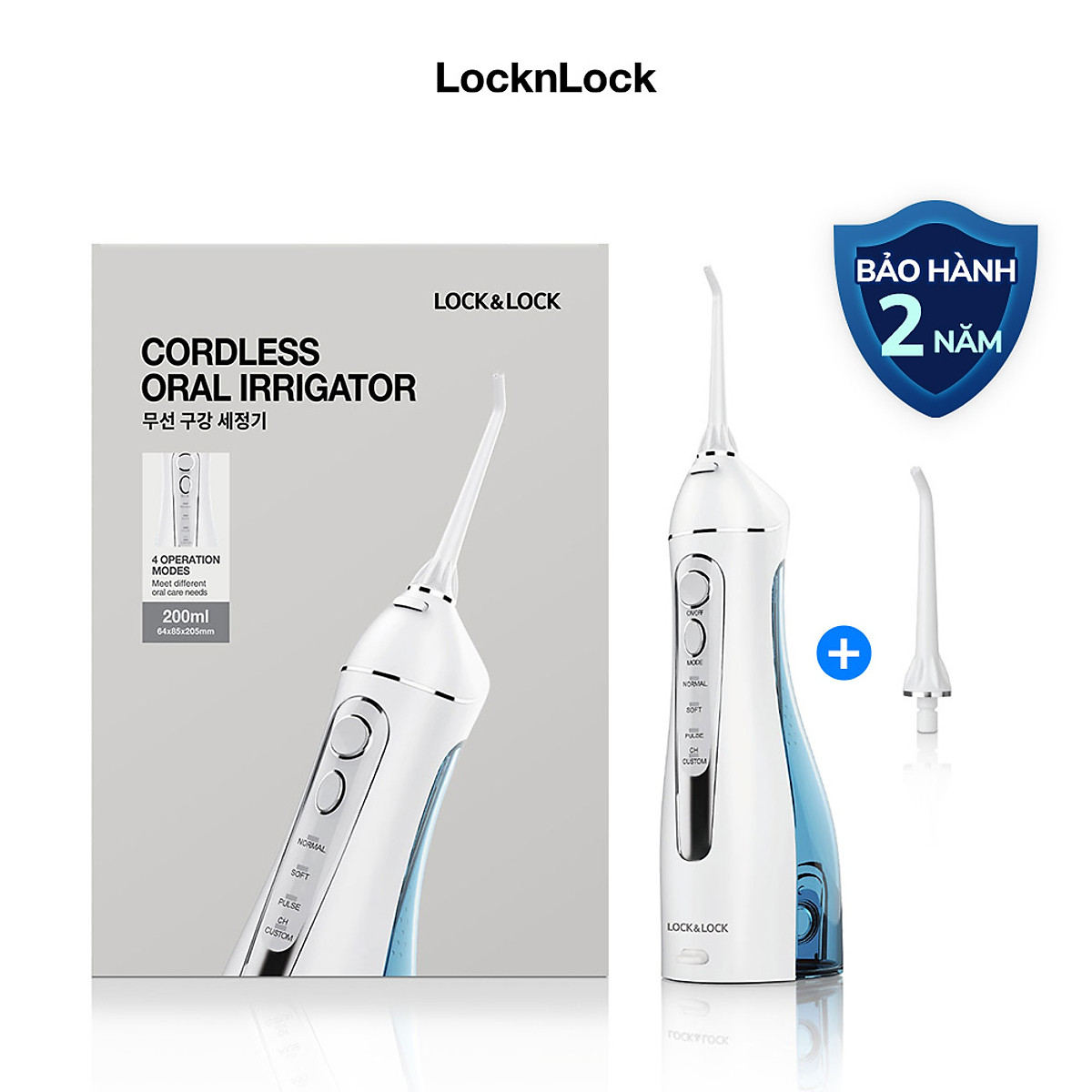 Máy Tăm Nước Không Dây LocknLock Cordless Oral Irrigator