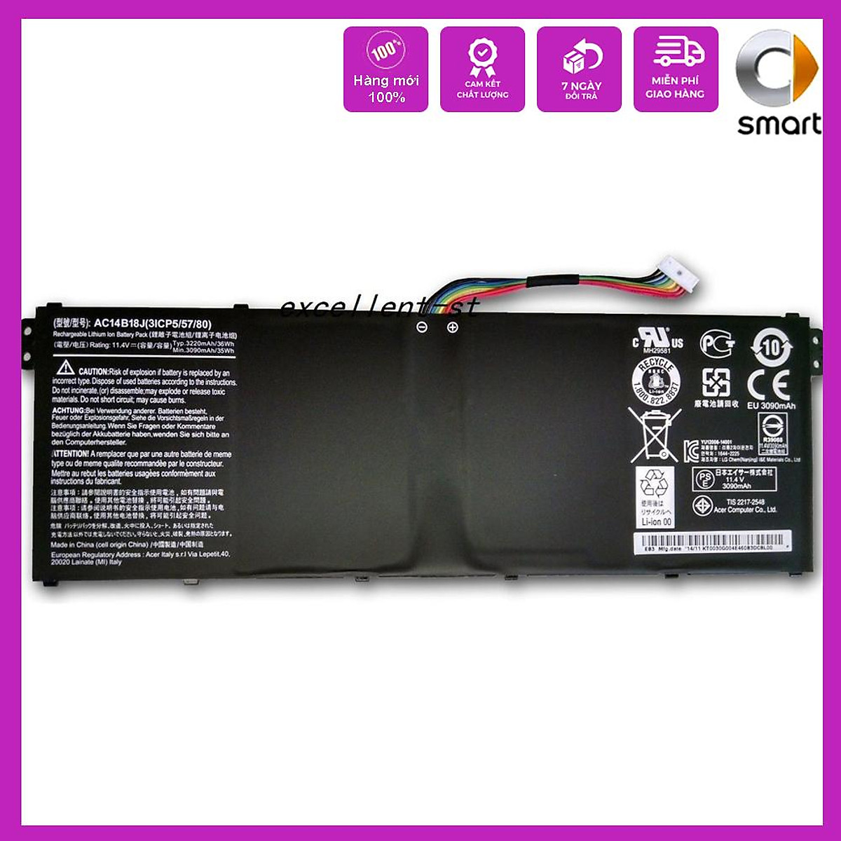 Pin Cho Laptop Acer E5 721 E5 731 Pin Zin Hàng Chính Hãng Tiki 8698